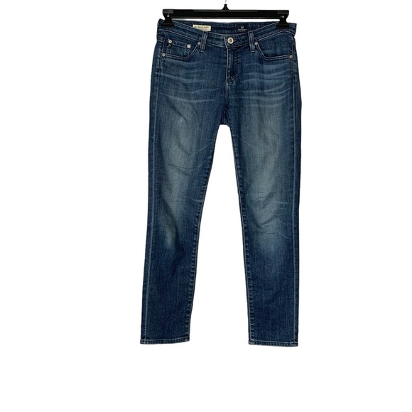 AG Adriano Goldschmied the Stevie Ankle slim straight leg‎ blue jean. Size 28R - Picture 1 of 11